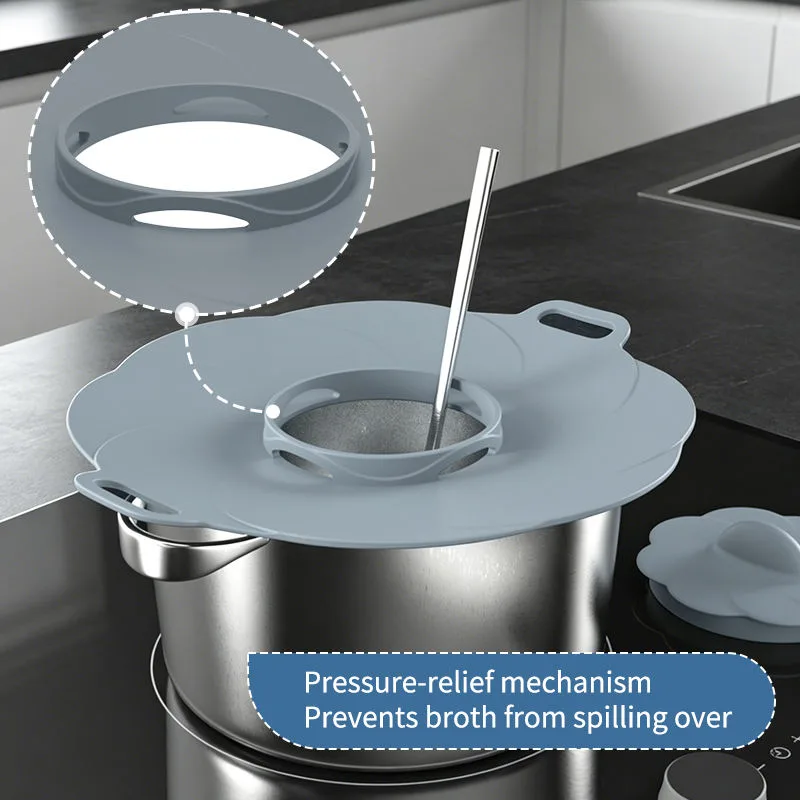 Silicone couvercles Pots Pans gobelets set silicone couvercles alimentaire bol couvercles - detail view 1