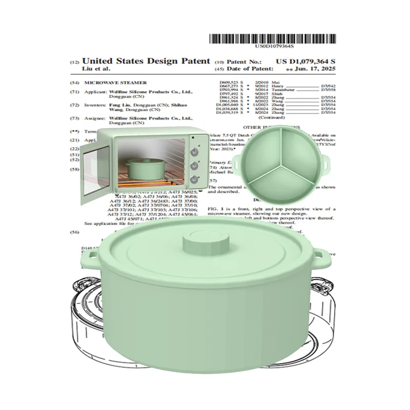 Top Ranking Food Grade Collapsible Silicone Vegetable Food Pot Microwave Steamer - custom silicone manufacturer