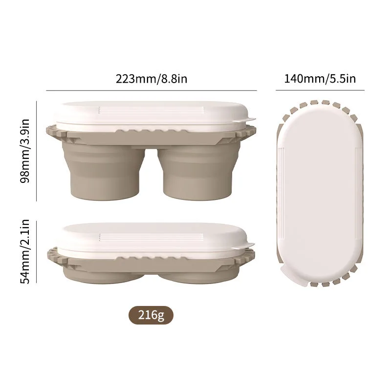 Convenient brosse support silicone Watercolor peinture brosse Cleaner Rinser 3 1 peinture - detail view 5