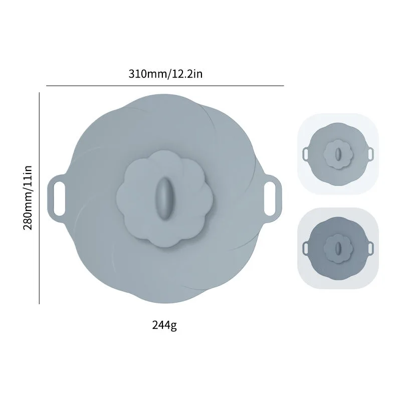 Silicone couvercles Pots Pans gobelets set silicone couvercles alimentaire bol couvercles - detail view 5