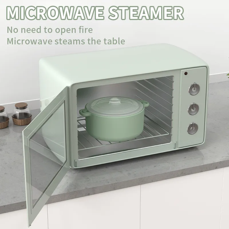 Food Grade Heat Resistant Creative Kitchen Gadgets Silicone Steamed Fish Bowl Microwave Oven Silicone Steamer with Lid - detail view 9