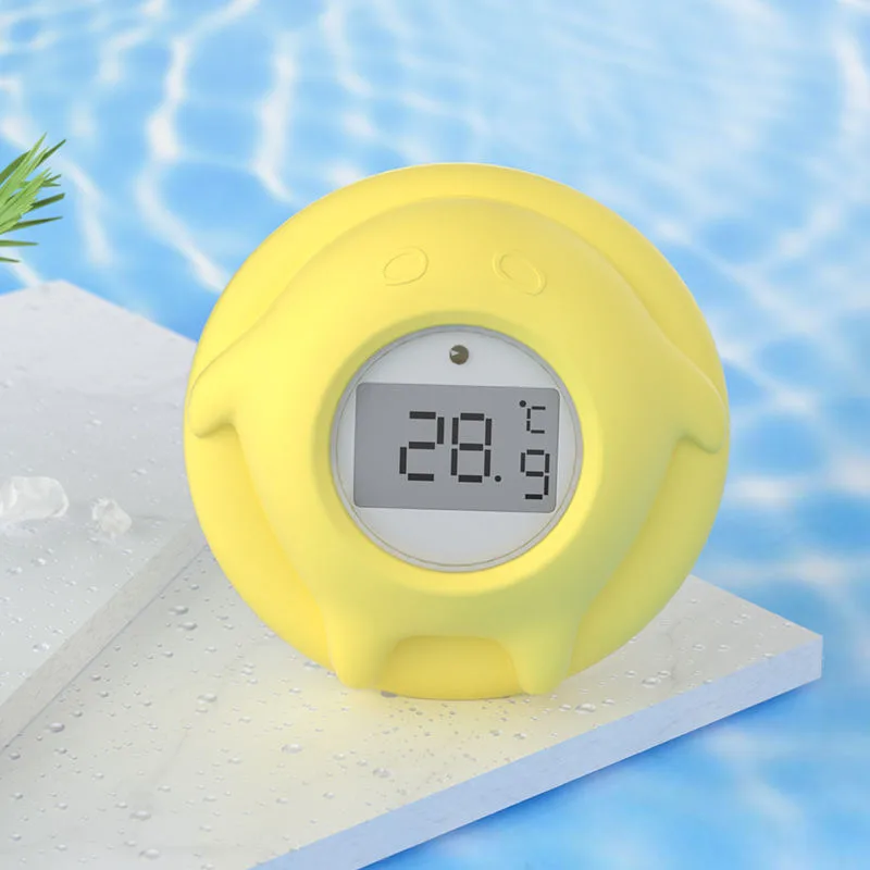 Digital Floating Silicone Newborn Baby Water Thermometer Temperature Measuring Device for Home Bathing - detail view 2