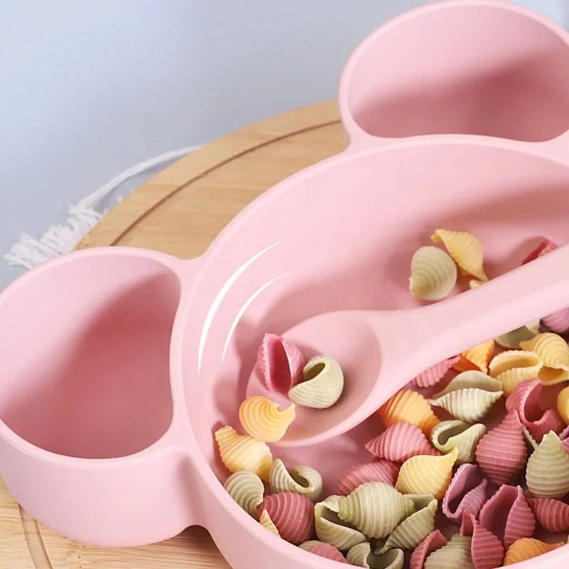 New Design Food Grade Baby Plates and Bowls Kids Dining Feeding Bowl Custom Silicone Baby Suction Bowl - detail view 3