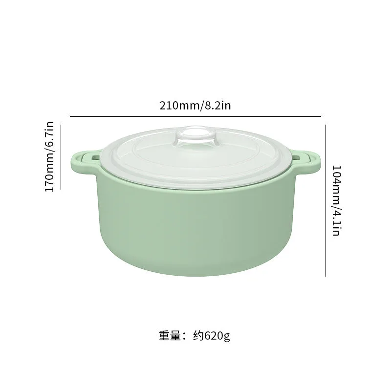 Food Grade Heat Resistant Creative Kitchen Gadgets Silicone Steamed Fish Bowl Microwave Oven Silicone Steamer with Lid - detail view 5
