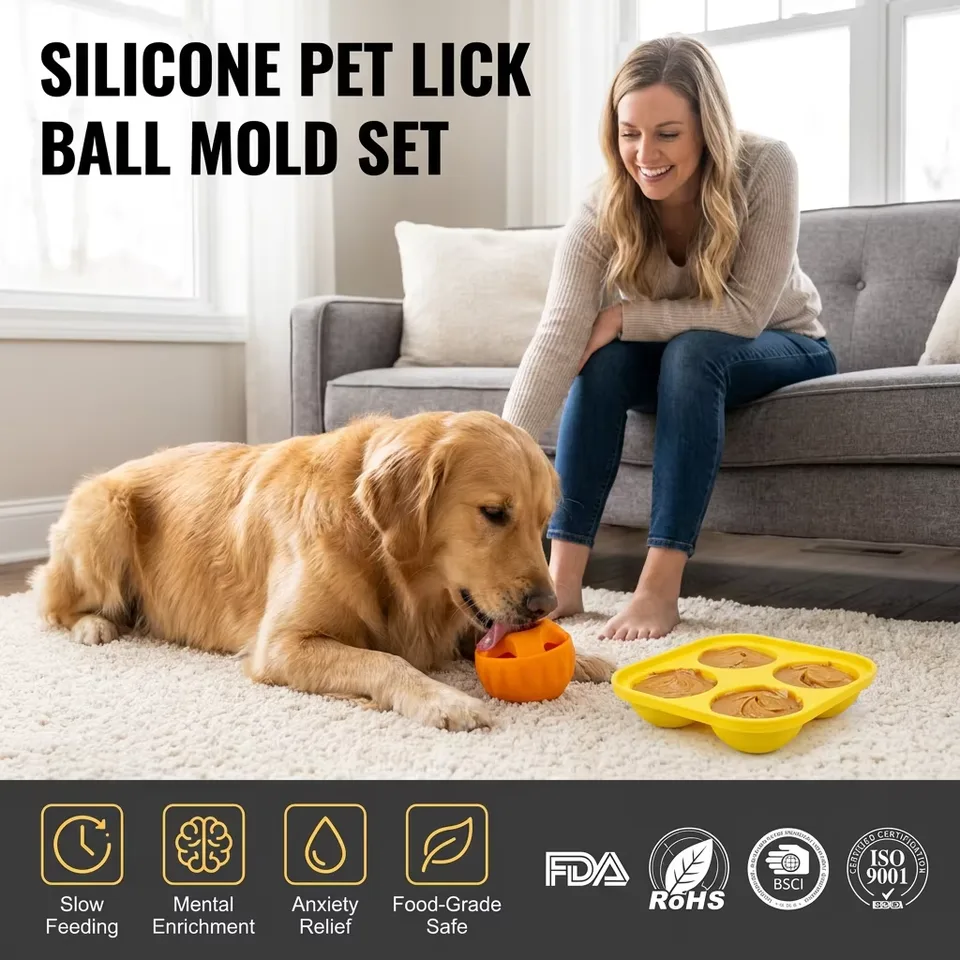犬用 舐め ボール ペット インタラクティブ 噛む おもちゃ Long-Lasting Keep Your Pup Distracted 安全 簡単 清潔 Fillable 犬用 - detail view 1