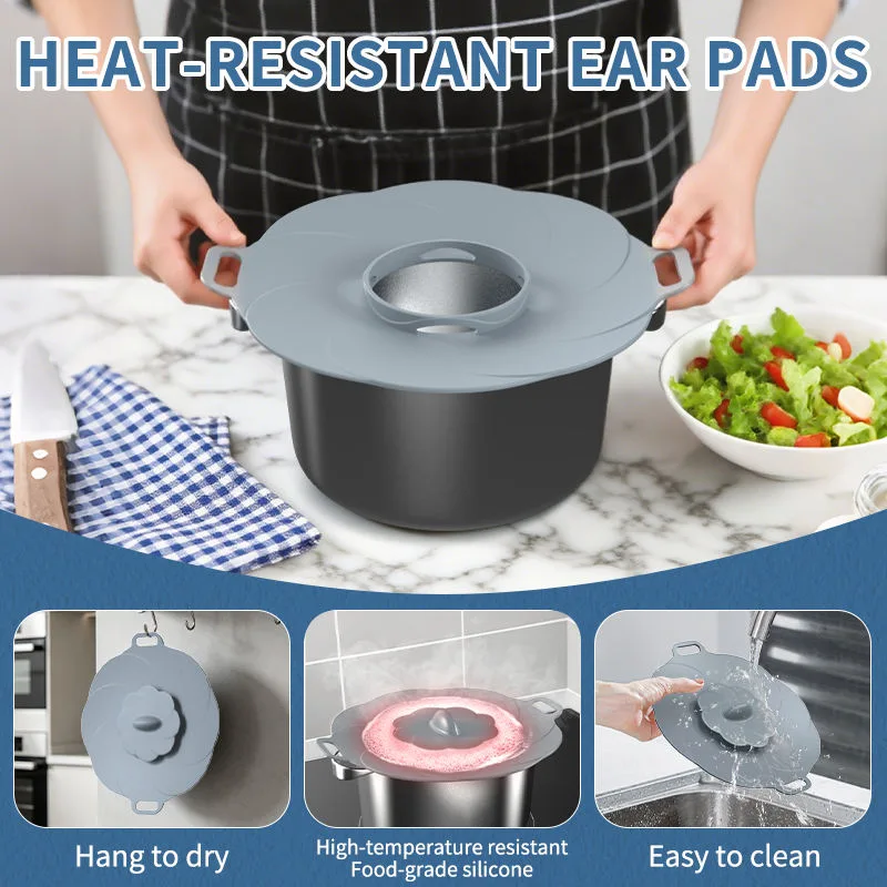 Silicone couvercles Pots Pans gobelets set silicone couvercles alimentaire bol couvercles - detail view 4