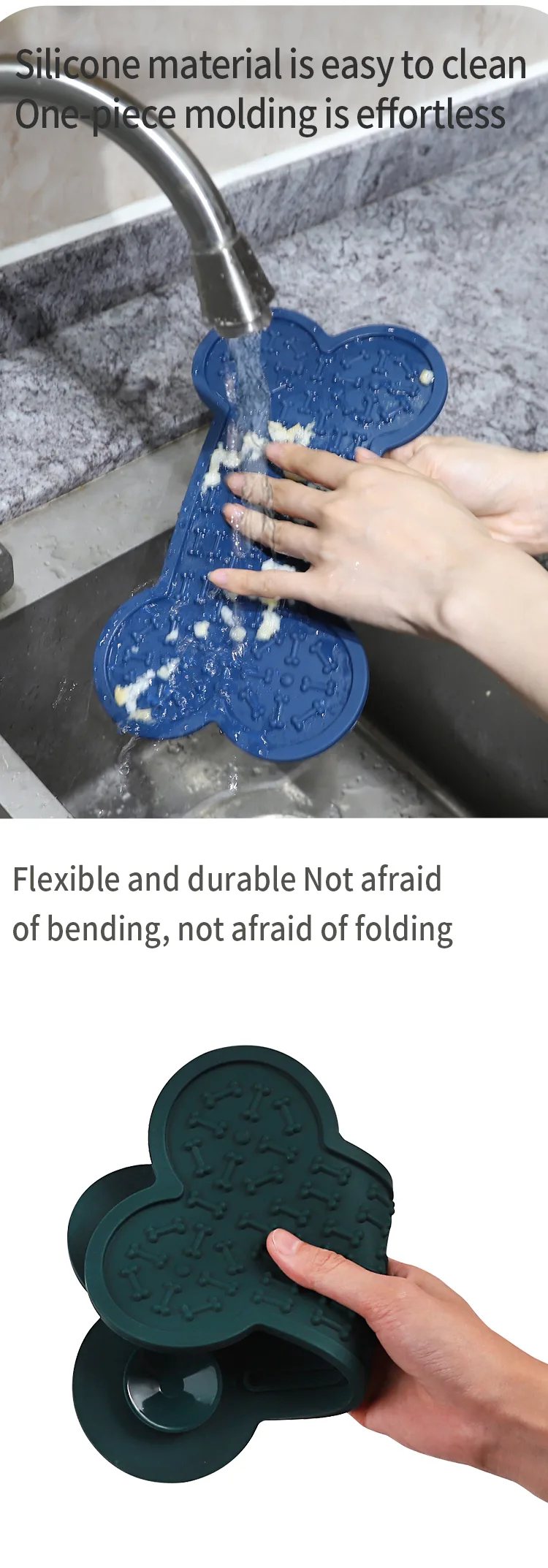 Customized Silicone Pet Lick Pad and Dog Distraction Device Keep the Dog Comfortable and Funny in the Bath Time - detail view 10