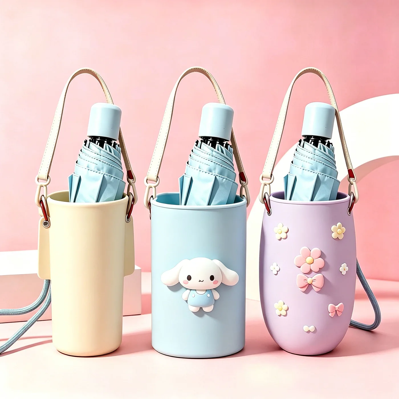 Outdoor Silicone Umbrella Storage Drain Home Furniture Stand Umbrella Bucket for Household Office Hospital - detail view 1