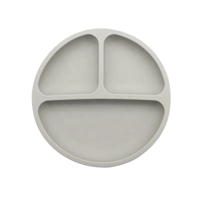 Children's Baby Feeding Bowl Stainless Steel Silicone Cover BPA Free Dishwasher Safe Eco-Friendly Reusable Portable Box - Silicone dinner plate - detail view 11