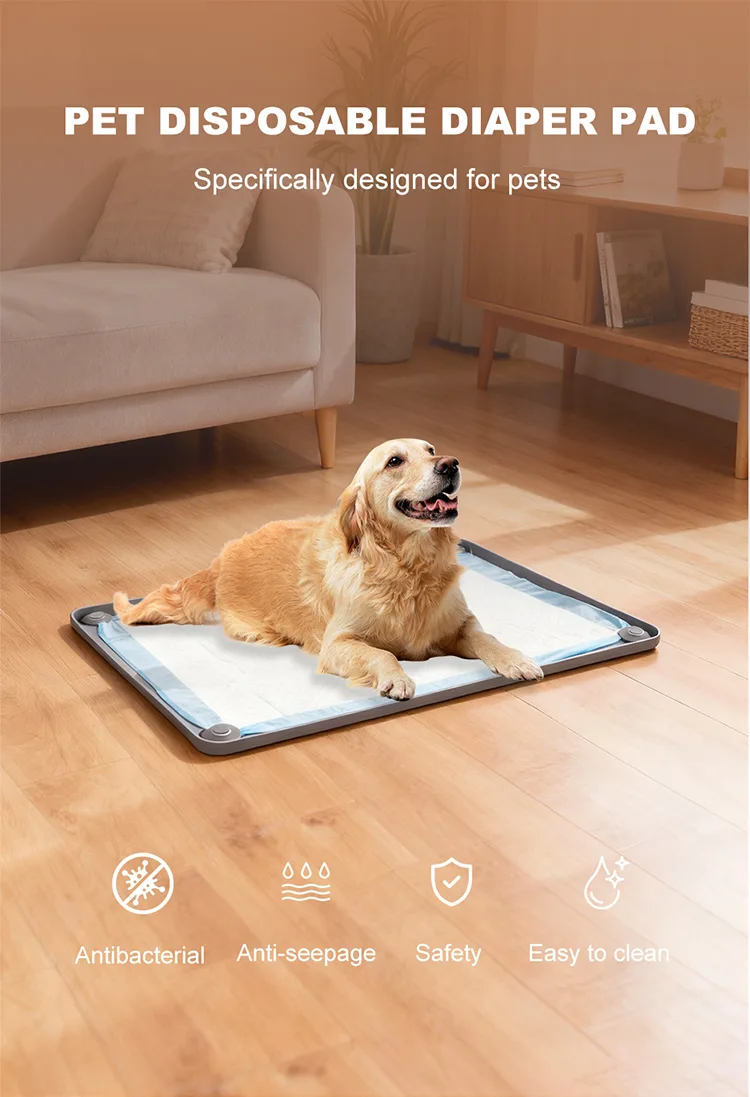 Custom Dog Training Pads Washable Pet Mat Reusable Dog Puppy Pad Waterproof Pet Pee Pads - detail view 6