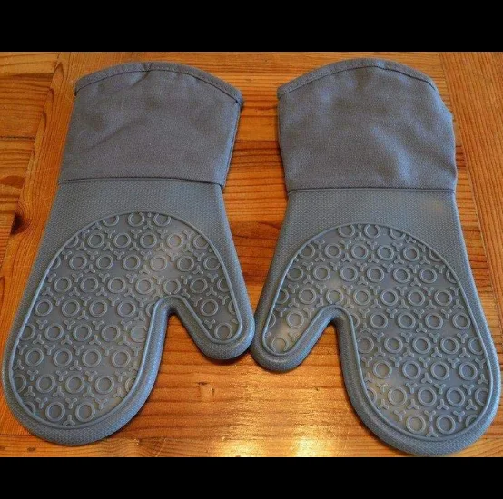 Imperméable barbecue four Mitts Inner Cotton Layer résistant à la chaleur Grilling - detail view 5