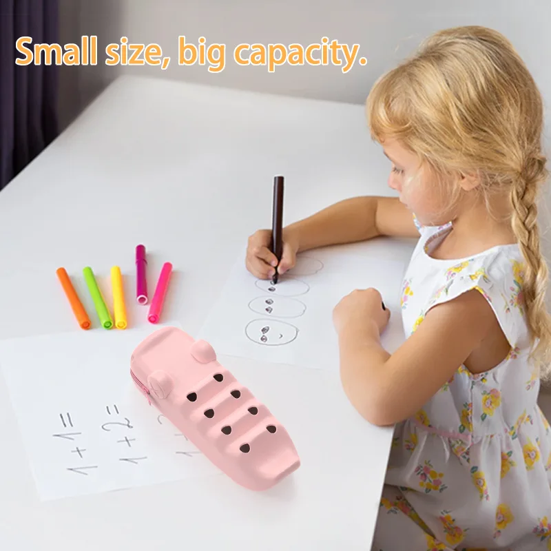 Silicone Makeup Brush Holder Portable Travel Makeup Tools Eyebrow Pencil Lipstick Organizing Storage Box Beauty Tool Storage Bag - detail view 7