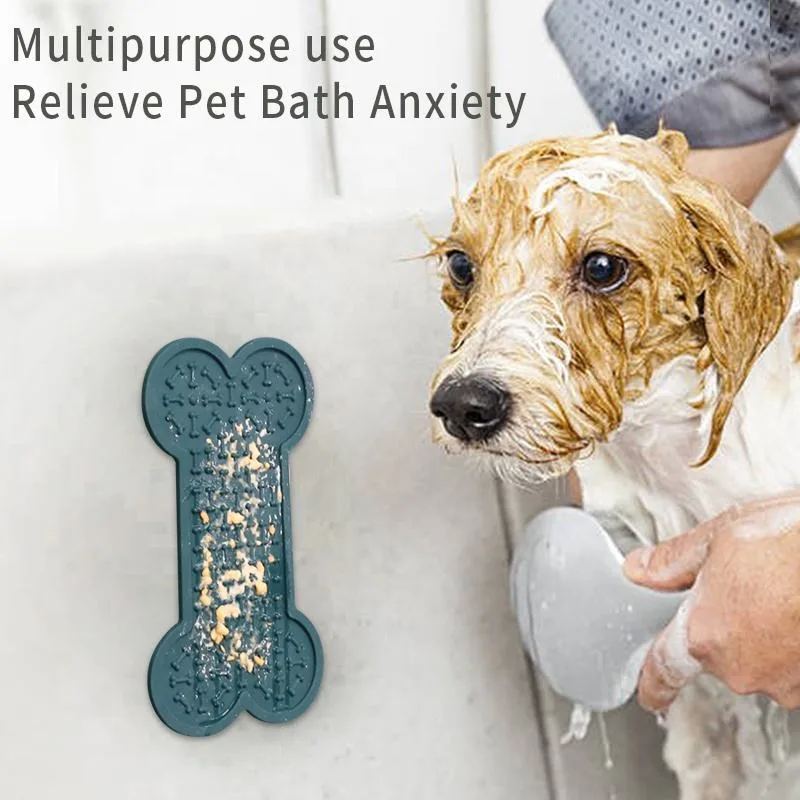Customized Silicone Pet Lick Pad and Dog Distraction Device Keep the Dog Comfortable and Funny in the Bath Time - detail view 2