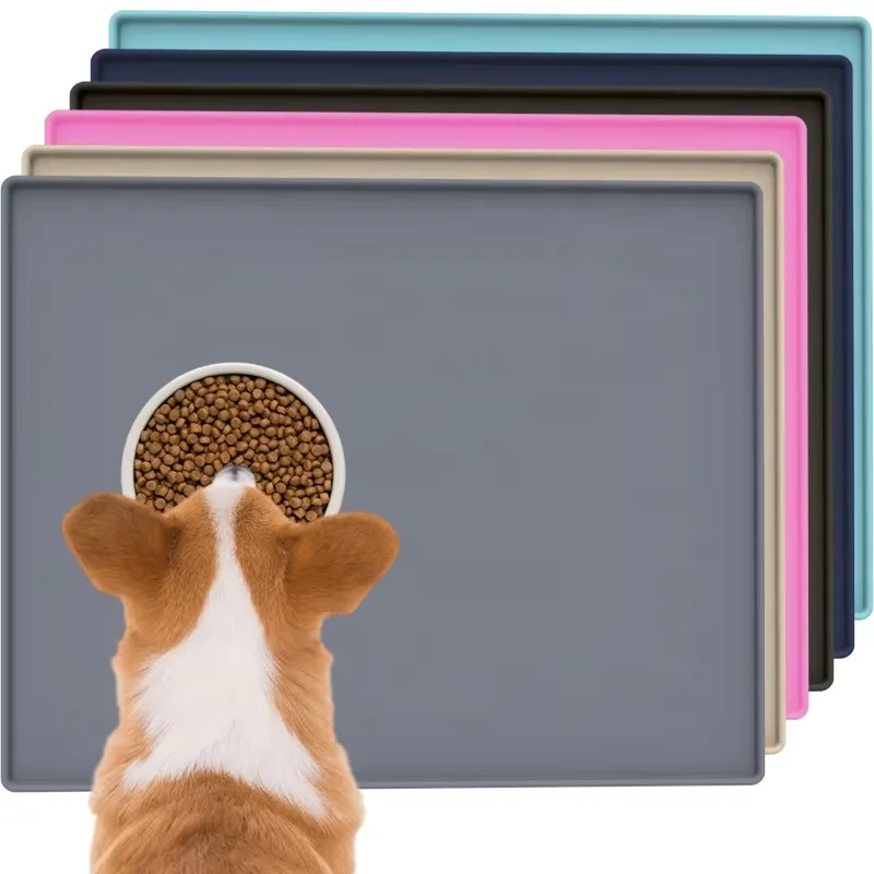 Nouveau sans BPA qualité alimentaire chien chat bol tapis silicone antidérapant imperméable - main product image