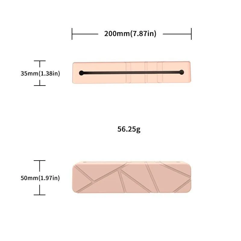 Travel Makeup Brush Holder Make up Organizer Bag Case Cosmetic Pouch Silicone Small Makeup Brush Storage Bag - detail view 5