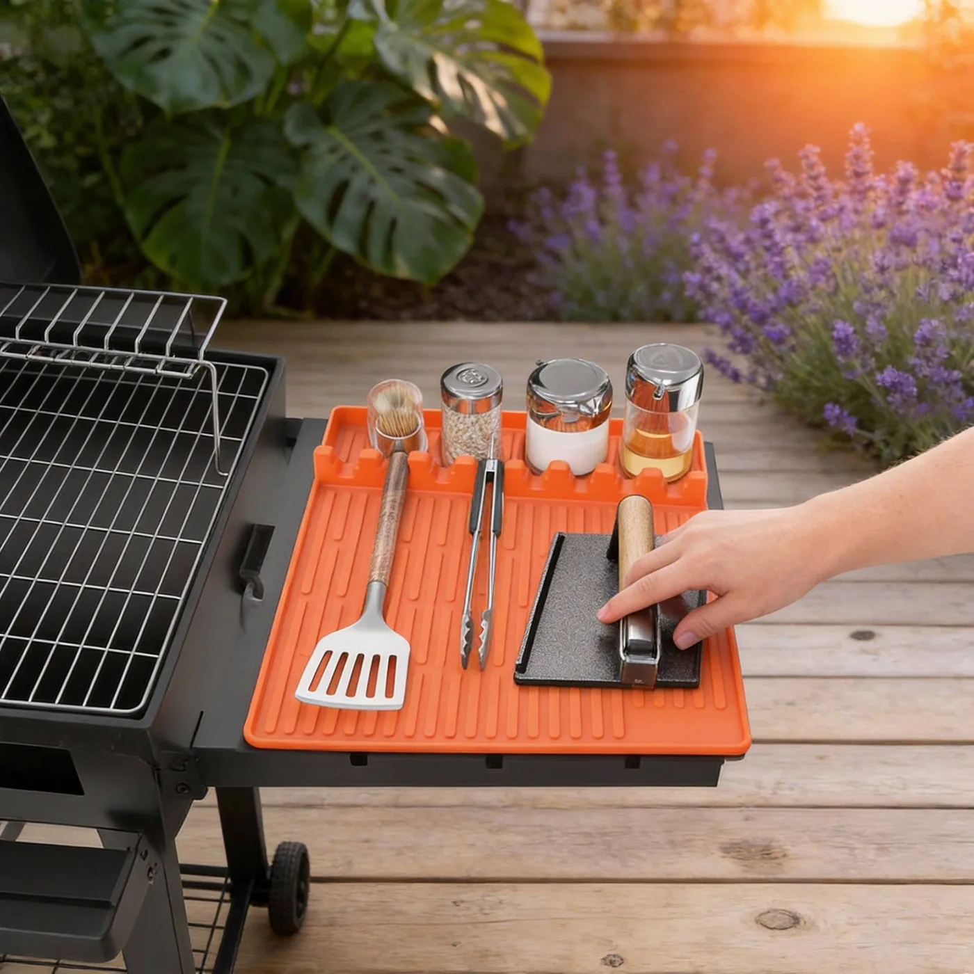 Fábrica grado alimenticio silicona plancha herramientas alfombrilla grande espátula - main product image