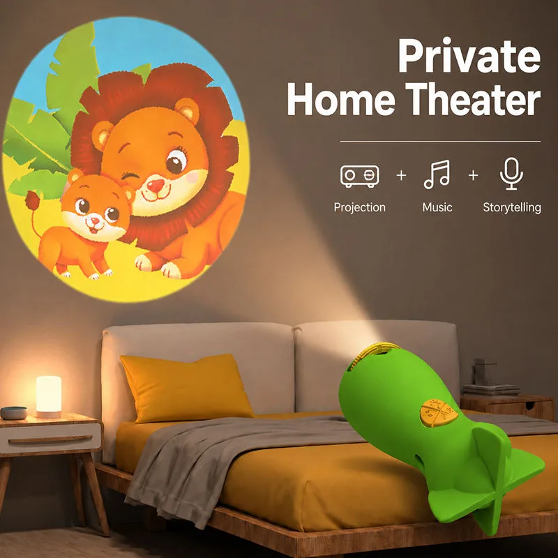 キッズ Projector Flashlight 早期 教育 Cognitive 学習 キッズ Slide Viewer Animal Projector Torch おもちゃ - main product image