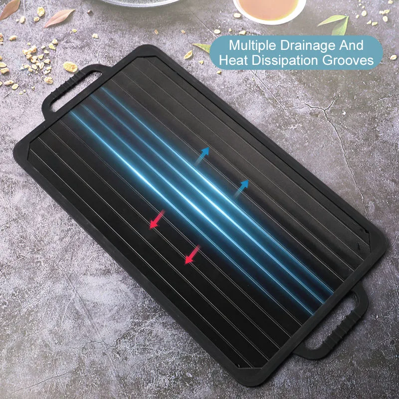 New High Quality Defrost Tray Thaw Frozen Food Defrost Master Kitchen Gadgets Meat Quick Defrosting Plate Board - detail view 3