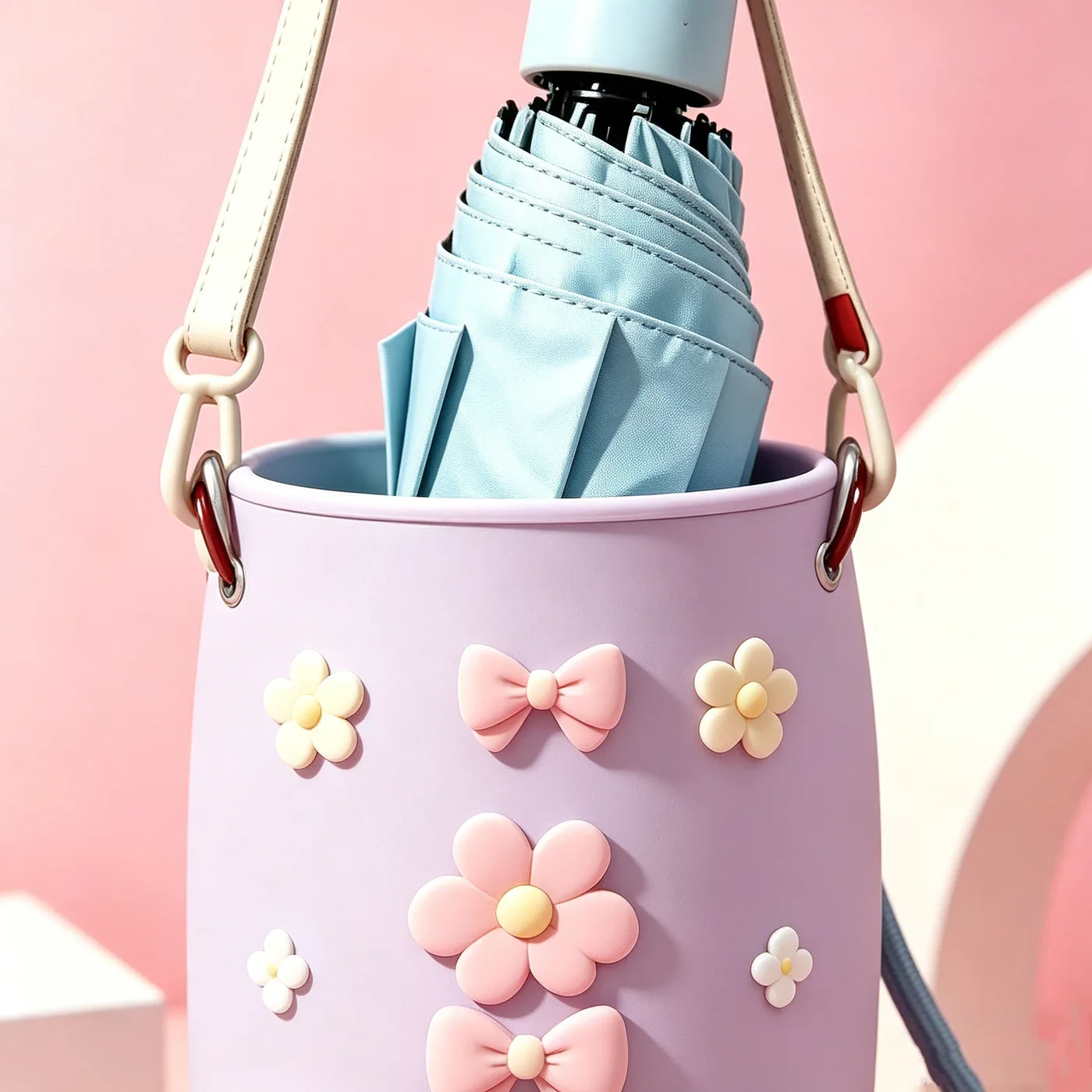 Outdoor Silicone Umbrella Storage Drain Home Furniture Stand Umbrella Bucket for Household Office Hospital - detail view 2
