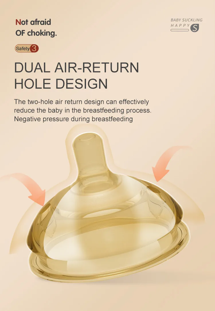 Fábrica OEM a medida sin BPA silicona bebé alimentación botella juego 150ml capacidad - detail view 11