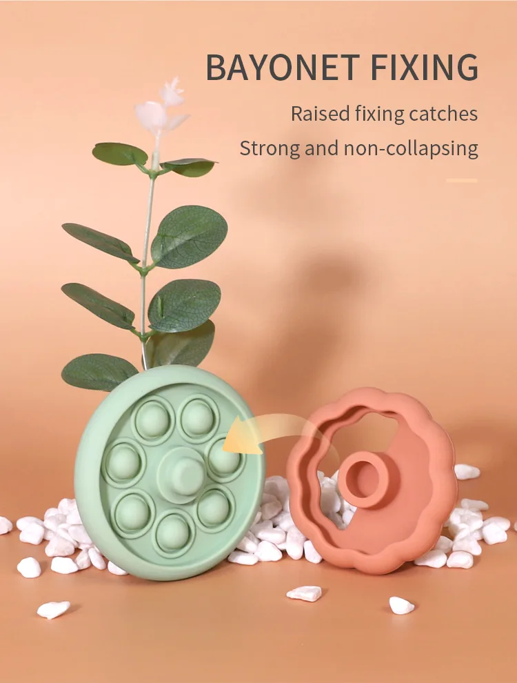 Non Toxic Baby Teether Silicone Toys Bpa Free Food Grade Chew Silicone Baby Teether - detail view 11