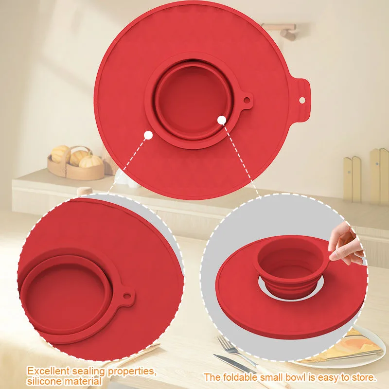 Silicona cuenco forros tapa Kitchenaid batidores 5 Quart Mixing cuenco forro reutilizable - detail view 2