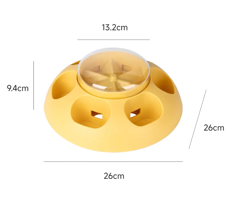 Top Ranking Pet Press Leakage Food Device Toy Dog Interactive Puzzle Training Feeding Slow Food Bowl - detail view 5