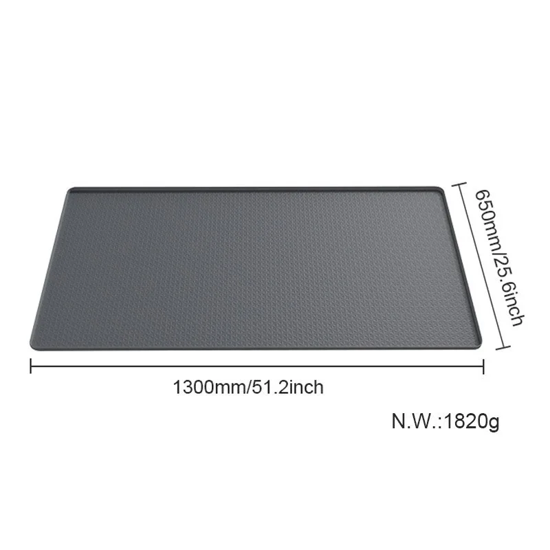 1300 * 650mm dobrável silicone tapete antiderrapante impermeável silicone máquina de lavar - detail view 4