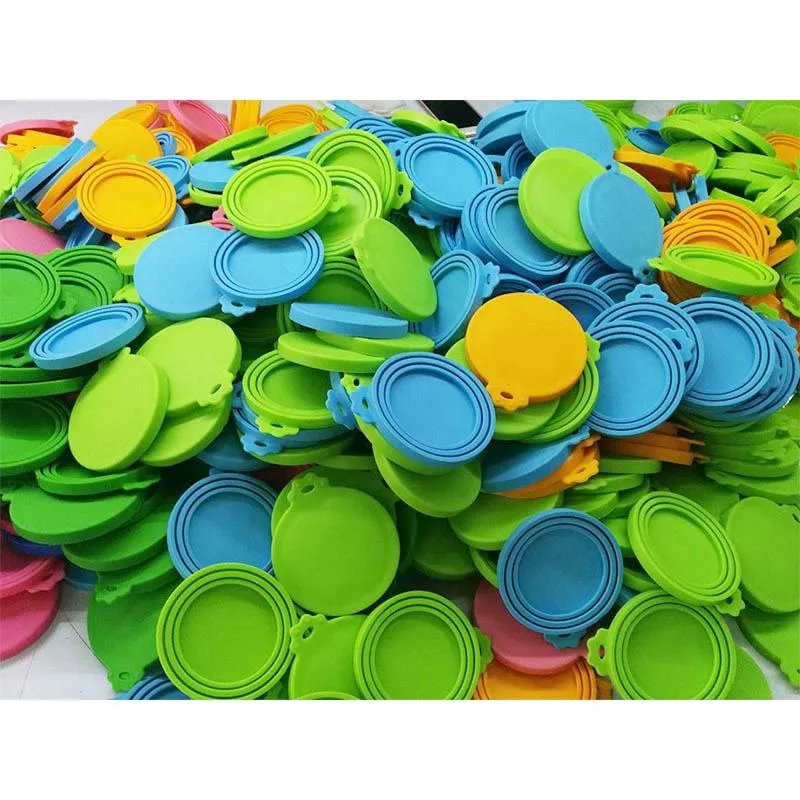 Special Offer Pet Can Cover Lids Silicone Can Lids Cover for Dog and Cat Food Universal Size One Fit 3 Standard Size Food Cans - detail view 5