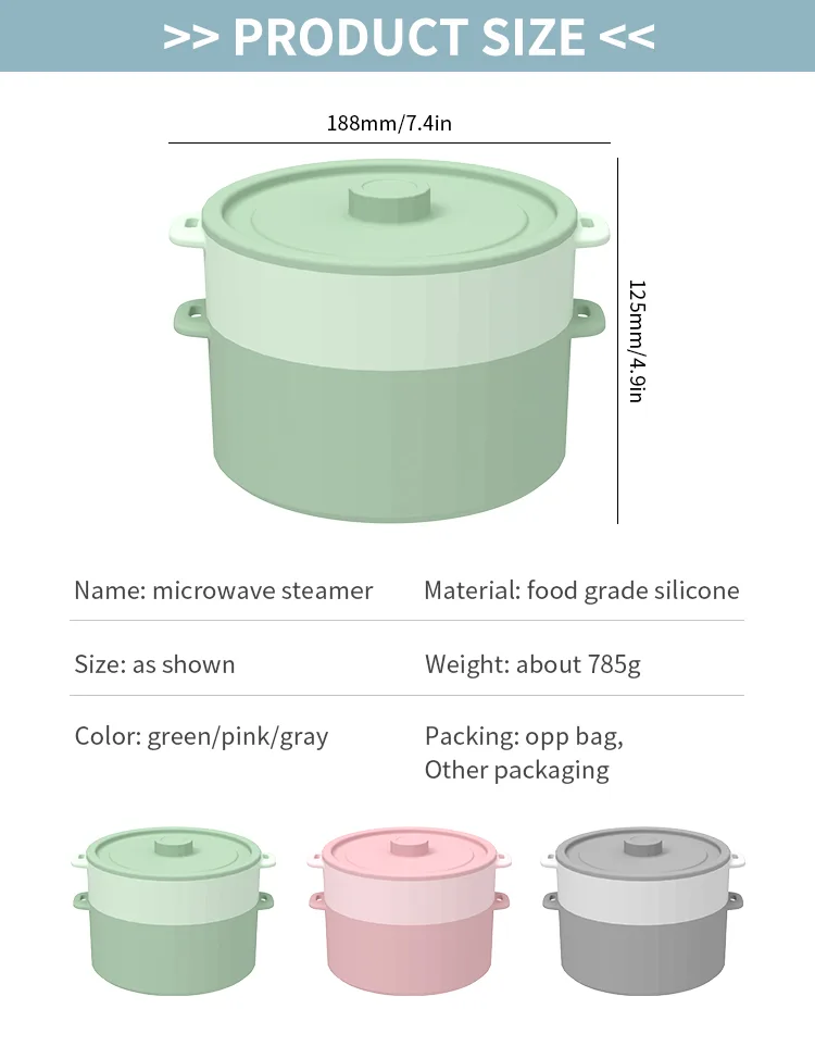 環境配慮 電子レンジ 野菜 蒸し器 Microwavable プラスチック 容器 Steaming Broccoli 魚 Other 野菜 環境配慮 - detail view 11