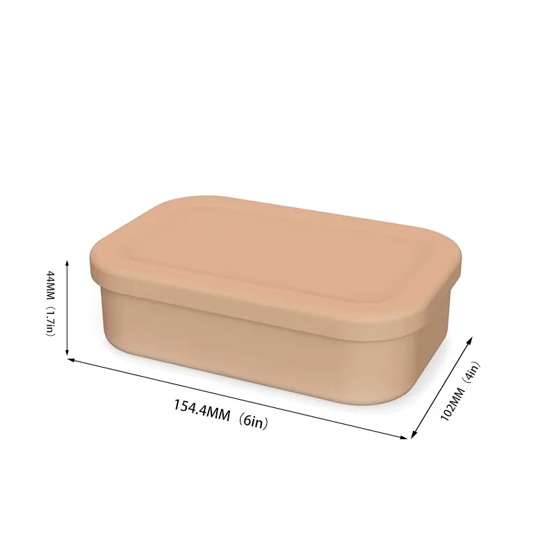 Silicone Soap Box Holder Leakproof Silicone Travel Soap Case Portable Drainage Layer Shatterproof Soap Dish Holder - detail view 5