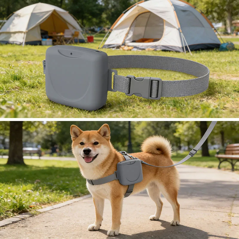 Silicone Pet Fanny Pack Dog Cat Feeding Training Snack Outdoor Bag Treats Dog Pouch Walking Bag - detail view 4