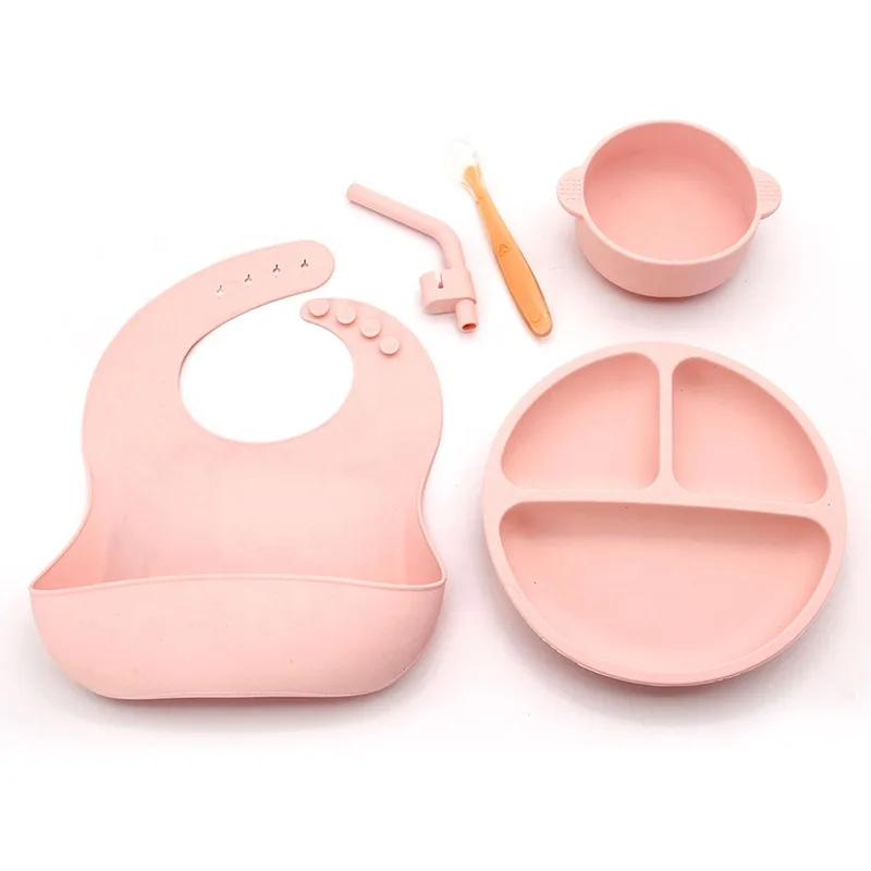 New Arrival Silicone Baby Plate With Suction Eco-friendly Platos De Silicona Para Bebes for Baby Non-toxic Platos De Silicona - detail view 11