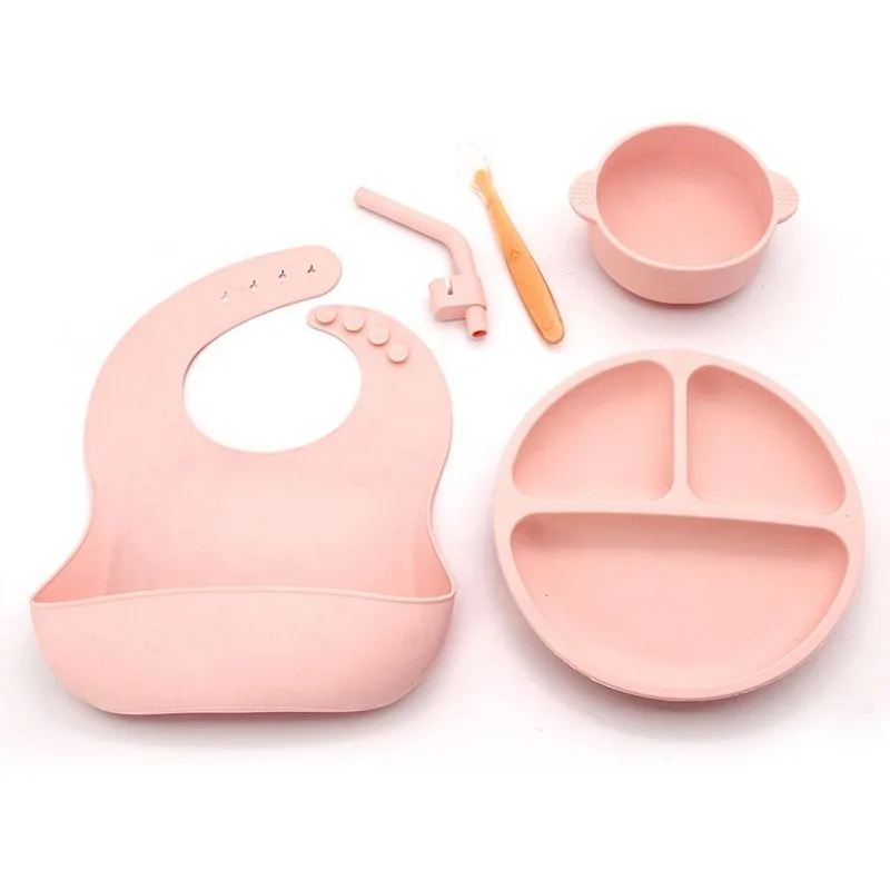 New Arrival Silicone Baby Plate With Suction Eco-friendly Platos De Silicona Para Bebes for Baby Non-toxic Platos De Silicona - detail view 5