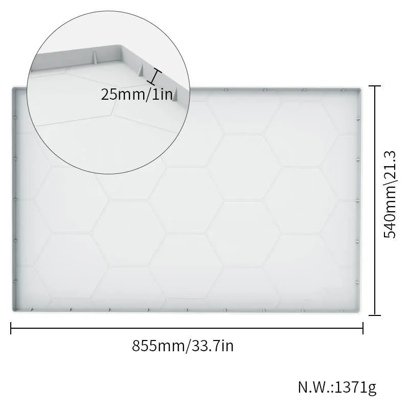 Modern Silicone Kitchen Cabinet Mat Bathroom Storage Mat Silicone Under Sink Shelf Drawer Liner - detail view 5
