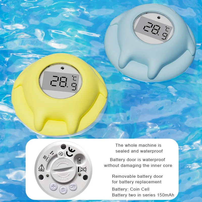 Top Ranking Silicone Newborn Baby Water Thermometer Household Temperature Measuring Device for Bathing - detail view 2