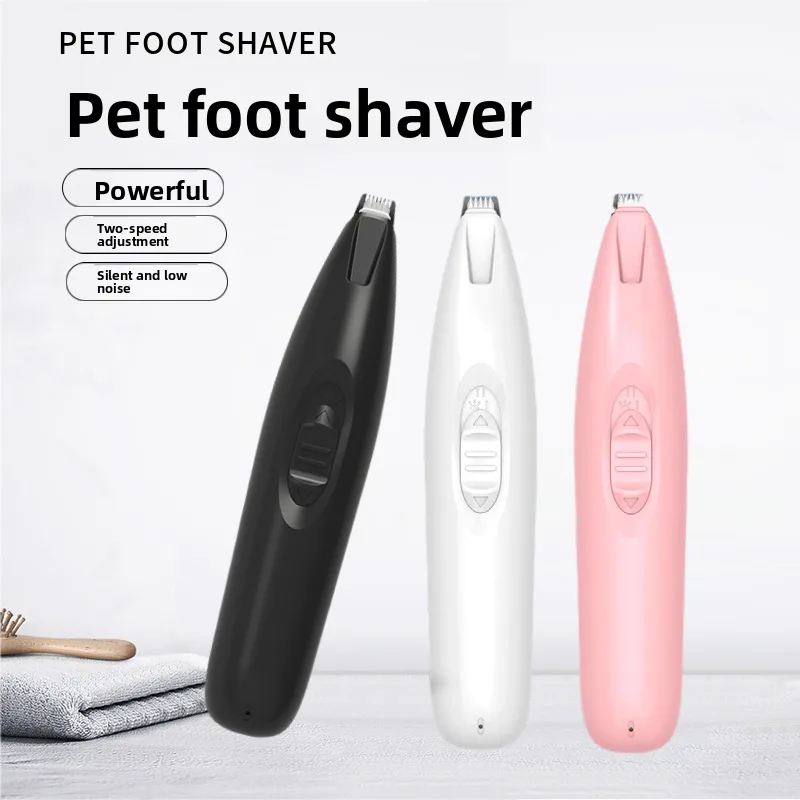 ABS Silent elétrico animais pelo aparador higiene OEM animais gato cão Foot pelo Shaver - detail view 6