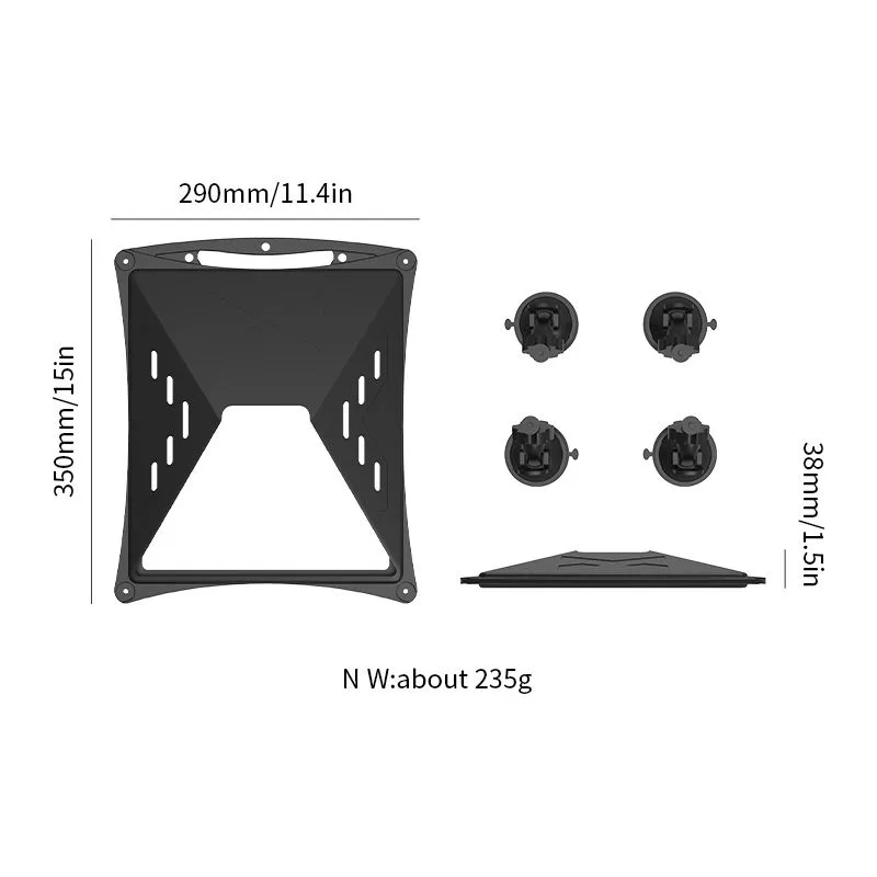 Silicone Mount Portable Protective Cover for Starlink Mini Signal-Permeable Outdoor Case - detail view 5
