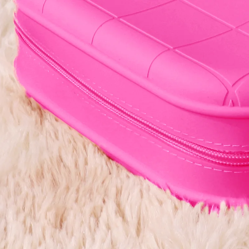 Large Capacity Waterproof Silicone Makeup Bag Fashionable Multi-Functional Cosmetic Storage Zipper Bag - Custom Makeup Bag - detail view 10