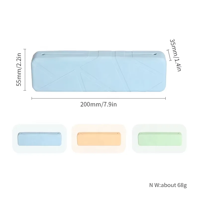 Custom Logo Silicone Case Back to School Stationery Kids Creative Cute Diy Silicone Storage Bag - detail view 5