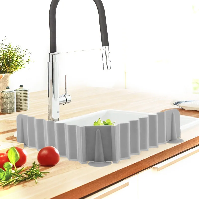 Upgraded a medida Stretchable Baffle silicona fregadero agua salpicadura Guards Baffle - main product image