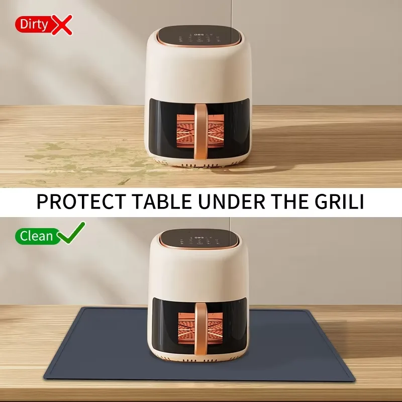 내열 매트 에어프라이어 Site 방수 실리콘 매트 주방 Counter No-slip 실리콘 Countertop 보호 매트 - detail view 2