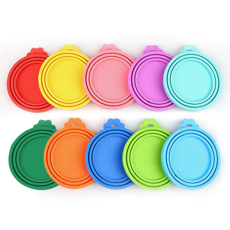 Reusable Durable Silicone 3-in-1 Pet Food Can Leak-Proof Storage Container for Cats Dogs - detail view 6