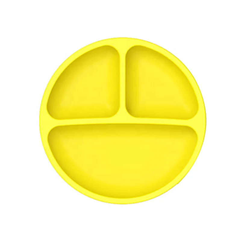 Children's Baby Feeding Bowl Stainless Steel Silicone Cover BPA Free Dishwasher Safe Eco-Friendly Reusable Portable Box - Silicone dinner plate - detail view 10