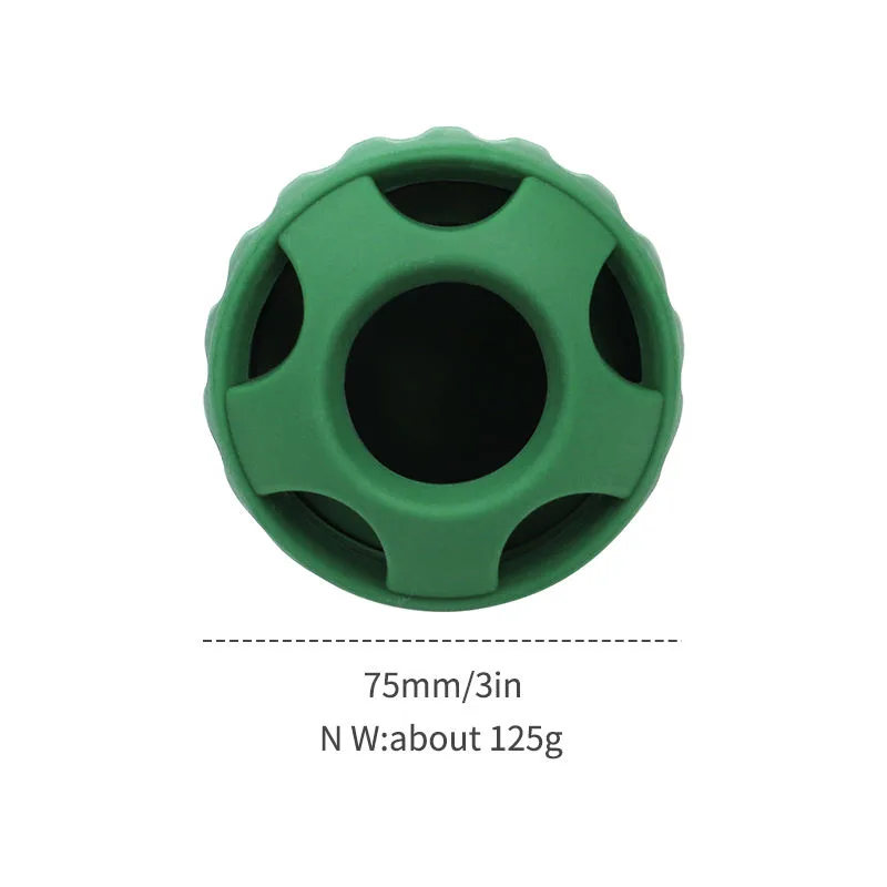 Silicone chien mâche jouet balle durable dessin animé chien friandise Holes Puzzle - detail view 5