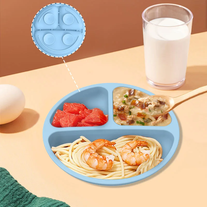 Silicone Plate BPA Free Food Grade Silicone Suction Plate Sample Available for Quality Check - detail view 2
