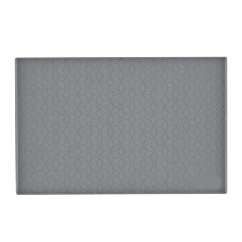 2025 New Kitchen Silicone Sink Mat Custom Waterproof Hole Anti-slip Silicone Kitchen Cabinet Protector Mat Under Mat - detail view 4
