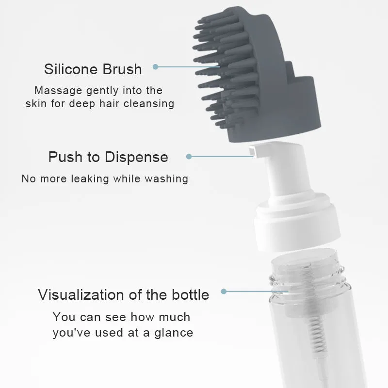 Nouveau Luxury silicone animaux douche massage brosse poils nettoyage toilettage chat bain - detail view 3