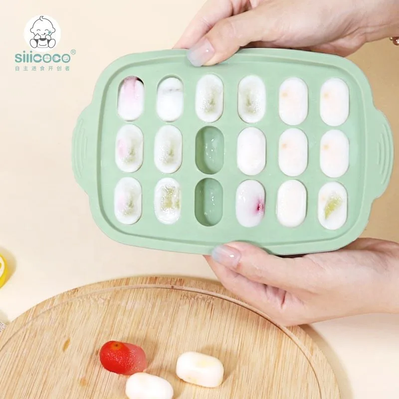 Silicoco 3D Drink Ice Ball Cube Maker Mold Sphere Square Shapes Silicone Ice Cube Trays Pallet Moldes With Lid Freezer Tray - detail view 5