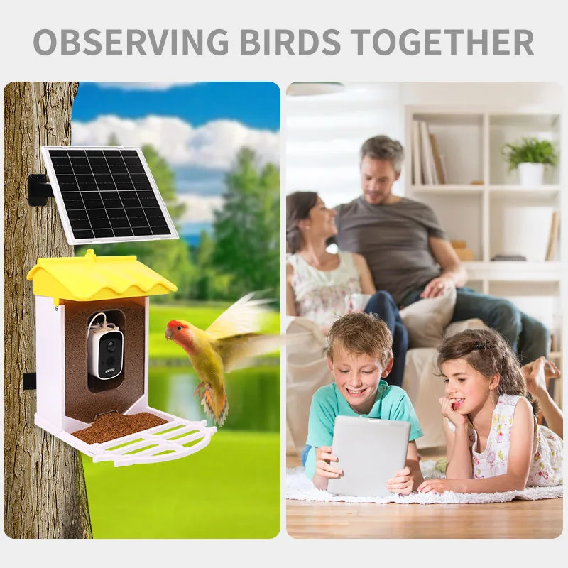 Smart 3.2L Squirrel-Proof Bird Feeder with Automatic Motion Detection Outdoor Wireless WiFi Bird Watching Camera - detail view 3